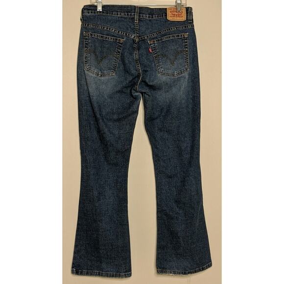 Levi's 515 Nouveau Bootcut Jeans Denim 10 S (Short) - Picture 3 of 8